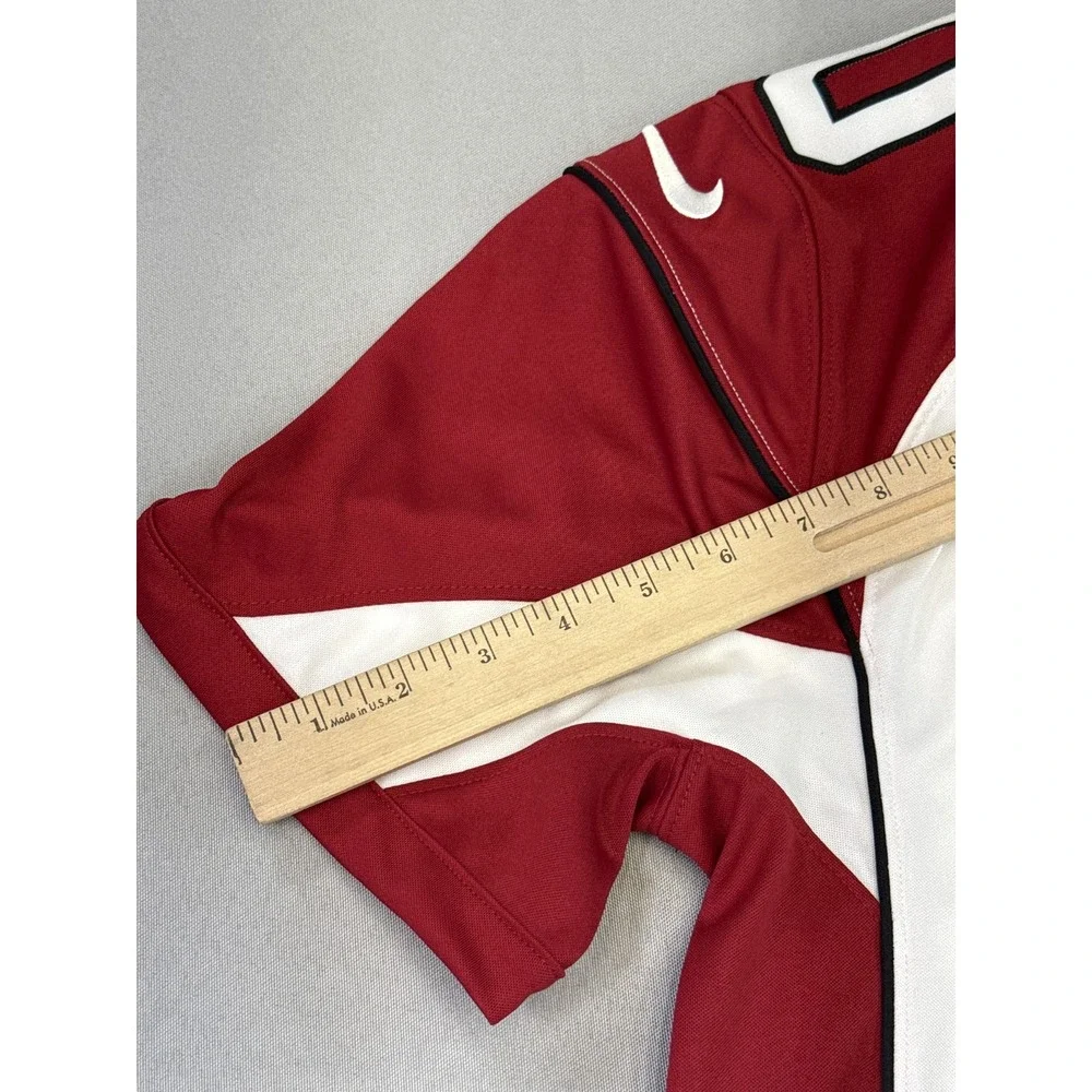 Nike Arizona Cardinals NFL On Field Jersey Mens S Red White Polyester Graphic